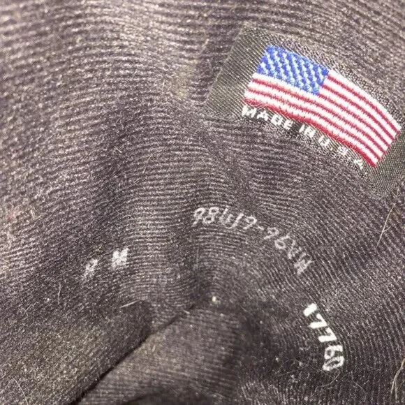 Harley-Davidson Ladies Black Leather Motorcycle Riding Boots Size 8M USA Made - Picture 10 of 16